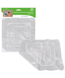 Крышки-чехлы д/пищ.продуктов силикон, н-р3шт.-9,5см/13,5см/18,5см., VL80-119