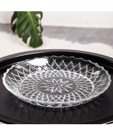 Блюдо стеклянное  28,5см ПУ MICHELE SW1214GCL (8/1) Иран