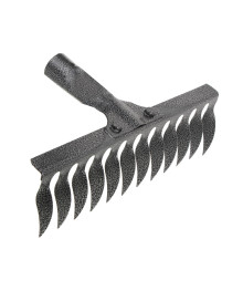 Грабли витые 12-зубьев б/ч, порошковый окрас,0.2 см, сталь