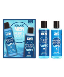 Набор подарочный мужской NORLAND MEN Purity expert:Гель для душа 200мл+шампунь 200мл