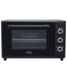 Духовка электрическая Oasis M-40CB2 чёрная (40л, 1,5кВт, конвекция, 2 стекла, реш, 2 прот Турция)