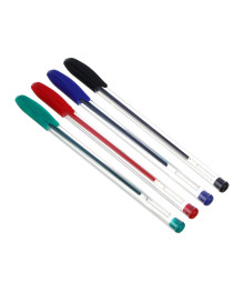 Ручка гелевая Набор 6 штук (2 синие, 2 черные, 1 красная, 1 зеленая) в пакете, 0,6мм