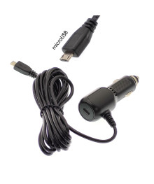 Шнур питания в прикуриватель TDS TS-CAU60 (3.5м, 12-24В, microUSB+Type-C PD20W)