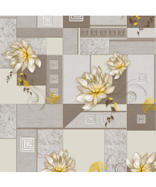 Клеенка GRACE STS5735-2 глянцевая ткань с пвх покрытием, 340-360 г/м2  1,37(+-3)х20м