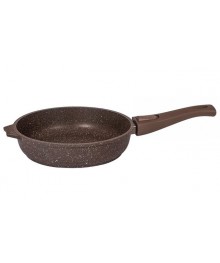 Мечта Сковорода литая  30см АП Гранит Brown со съемной ручкой арт 030806 (10) доставкой - Новосибирск, Новокузнецк, Горно-Алтайск. Низкие цены, большой ассортимент посуды оптом