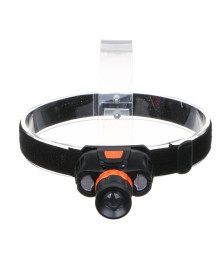 Фонарь ЕРМАК налобный, LED+COB, 6 режимов, 800мАч, Type-C, 73х70х36 мм, пластик, красный свет