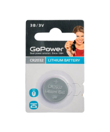 Бат CR-2032    GoPower BL1 Lithium 3V (1/50/2000)
