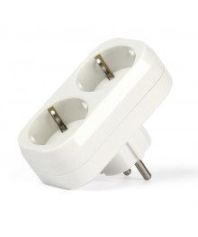 Разветвитель Smartbuy, 2 гнезда с заземлением плоский 16А 250B (SBE-16-A02-2z)ки оптом с доставкой по Дальнему Востоку. Удлинители оптом по низкой цене со склада в Новосибриске.