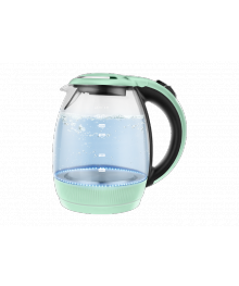 Чайник Centek CT-0008 MINT стекло 1.7л, 2200Вт, LED подсветка, Защита от перегрева, Фильтр от накипирске. Отгрузка в Саха-якутия, Якутск, Кызыл, Улан-Уде, Иркутск, Владивосток, Комсомольск-на-Амуре.