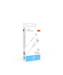 Кабель USB - 8pin BY Balance, 12Вт, 1 м, 2.4A, PVC, белыйВостоку. Адаптер Rolsen оптом по низкой цене. Качественные адаптеры оптом со склада в Новосибирске.