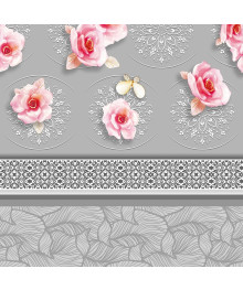 Клеенка GRACE STS6670B глянцевая ткань с пвх покрытием, 340-360 г/м2  1,37(+-3)х20м