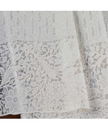 Клеенка Grace Лейс LA-0686VP матовая ажурная молочный c эффектом жемчуга 360г/м2 1,37х20м (+-3см)