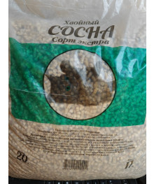 Наполнитель "Сосна"  древесный д/кошек 5л (2,8кг)