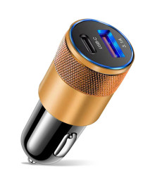 Авто зарядное устр-во Energy ET-43А, цвет черный с золотом