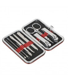 Маникюрный набор 8 предметов, металл, 10,7х6см, 3 цветаТовары для маникюра и педикюра оптом с доставкой по РФ.