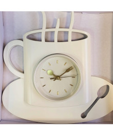 Часы настенные MAX-PRA01-60-1 белый (диаметр 30см, кружка)