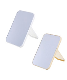 Зеркало настольное, пластик, стекло, 20,5х14см, 2 цвета