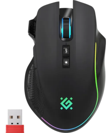 Мышь Defender беспр игр.Immortal GM-421 черн, 8D, 10000 dpi,3в1,400mAh,RGB