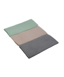 Салфетка для сушки посуды из микрофибры, "Узоры", 38x50см, 300г/кв.м, 3 цвета