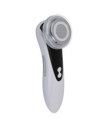 Массажер для лица микротоковый LEBEN 4 в 1, фототерапия, подтяжка кожи, 4 режима, 350мАч, белый