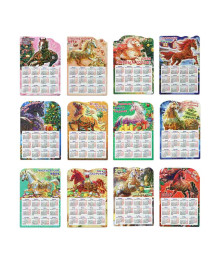 Календарь на магните СНОУ БУМ, 8,6x12,5 см, бумага, микс 2026