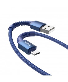 Кабель USB - micro USB HOCO X71 Синий  2.4A,1м