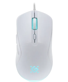 Мышь Defender провод игр Arga GМ-049 бел,6 кн,3600dpi,+ковер