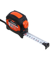 Рулетка ЕРМАК 10м x 25мм, автостоп, TPR, ABS (XM)