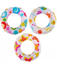 Круг надувной 51см, от 3 до 6 лет, 3 вида INTEX 59230NPЖилет для плаванья оптом. Большой каталог аксессуаров для плаванья оптом со склада в Новосибирске.