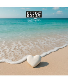 Весы напольные MAXTRONIC MAX-2802 сердце и море (электрон, LCD, до 150кг/100г) 10/уп