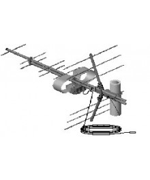 Антенна нар. ДМВ Дельта Н181 пассивная, б/кАнтенны для телевизора оптом. Новосибирск