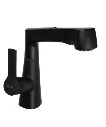 Смеситель СоюзКран SS01-R133 для кухни, поворотный излив 360гр., картридж 35мм, цинк, черный