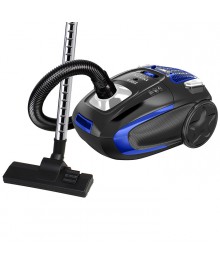 Пылесос  DELTA LUX  DL-0848 черн.с синим: 2200 Вт,мешок для сбора пыли мощн.всас 400Вт(1)Пылесосы оптом Samsung, Bosch, Daewoo, Supra, Magnit. Пылесосы оптом в Новосибирске с доставкой.