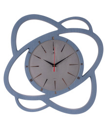 Часы настенные СН 4501 - 003 45,5х44,5см, корпус синий "Звезда" (5)