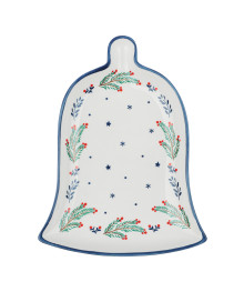 Нордик Блюдо в форме колокольчика, 20х15х2,5см, керамика