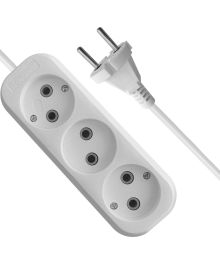 Удлинитель сетевой Defender B230 10А 5м без заземлением