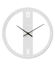 Часы настенные СН 3237 - 001 из металла, d=32 см, открытая стрелка, белый "Классика" (10)