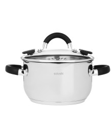 SATOSHI Арбон Кастрюля 18х10,5см, 2,5л, со стекл. крышкой, индукция