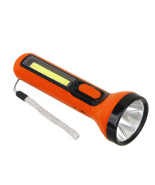 Фонарь ЕРМАК ручной, аккумуляторный, COB+LED, 2 режима, 1200мАч,  зарядка USB, 50х145х50 мм