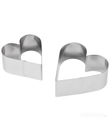 Форма для выпечки Mallony TORTA, набор 2 шт, сердце