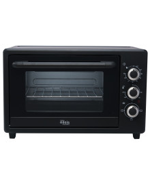 Духовка электрическая Oasis M-28B1 чёрный (28л, 1400Вт, решетка, противень, Турция)