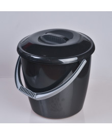 Ведро   7л пласт Удачное Эконом с крышкой М125К  (18999)