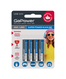 Бат LR3            GoPower BL4 Alkaline 1.5V (4/48/576)