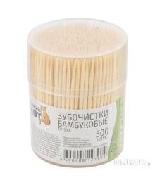 Зубочистки TP-500, бамбуковые, 500 штук