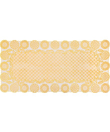 Салфетка Grace Лейс 40х84 LO-0905A ЗОЛОТО прямоуг (12)