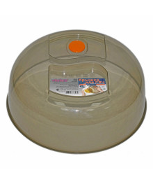 Крышка д/СВЧ-печи 102601 26 см с клапаном (дымчатый)(20)