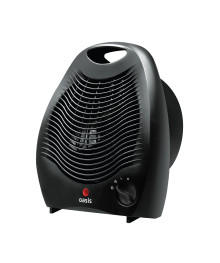 Тепловентилятор Oasis SR-20R чёрный (2кВт, 3 режима мощности 0/1/2кВт)  12шт/уп