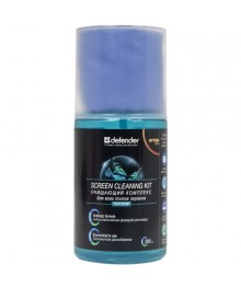 DEFENDER CLN30598 Спрей Очиститель для экранов  (200 мл+1 салфетка)на оптом с доставкой по Дальнему Востоку. Большой каталог салфеток для экрана оптом по низкой цене.