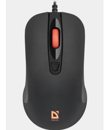 Мышь Defender провод Omega MB-522 черн,4кн, 500-1600dpi, 1,8 м