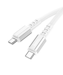 Кабель Type-С - Type-C Hoco X85 Strenght 1 метр, 60W, 3A, ТПЭ, белый (35/350)Востоку. Адаптер Rolsen оптом по низкой цене. Качественные адаптеры оптом со склада в Новосибирске.